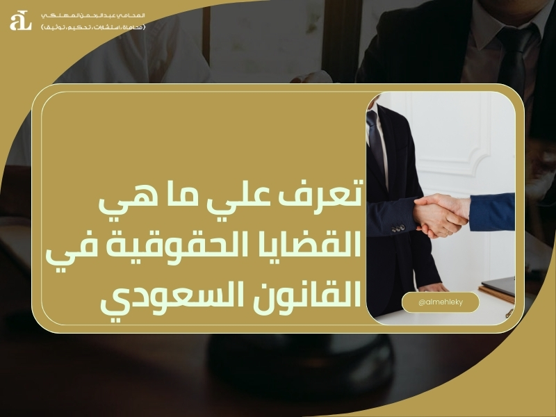 ما هي القضايا الحقوقية