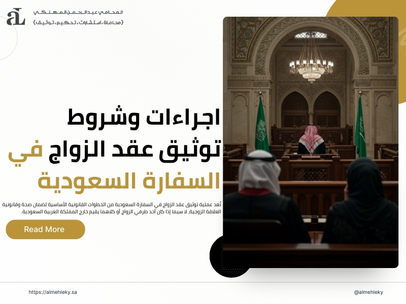 توثيق عقد الزواج في السفارة السعودية