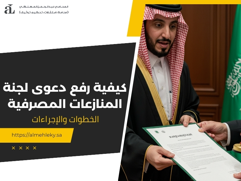 رفع دعوى لجنة المنازعات المصرفية