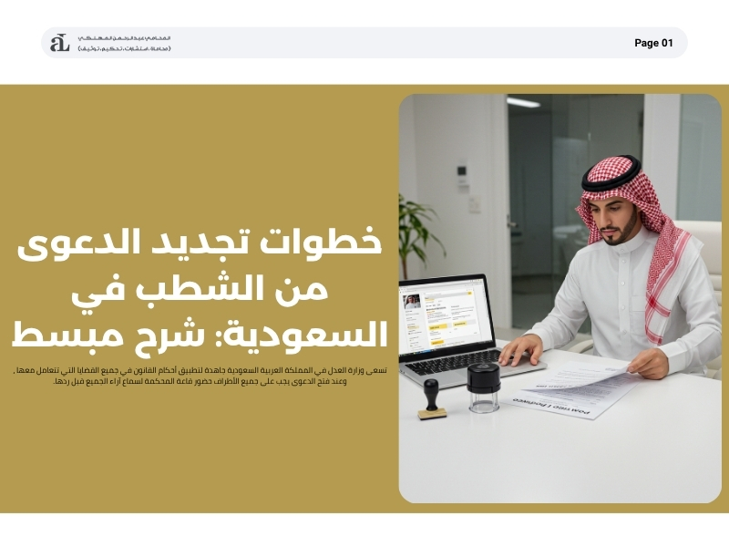 خطوات تجديد الدعوى من الشطب