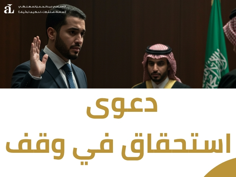 دعوى محاسبة ناظر وقف