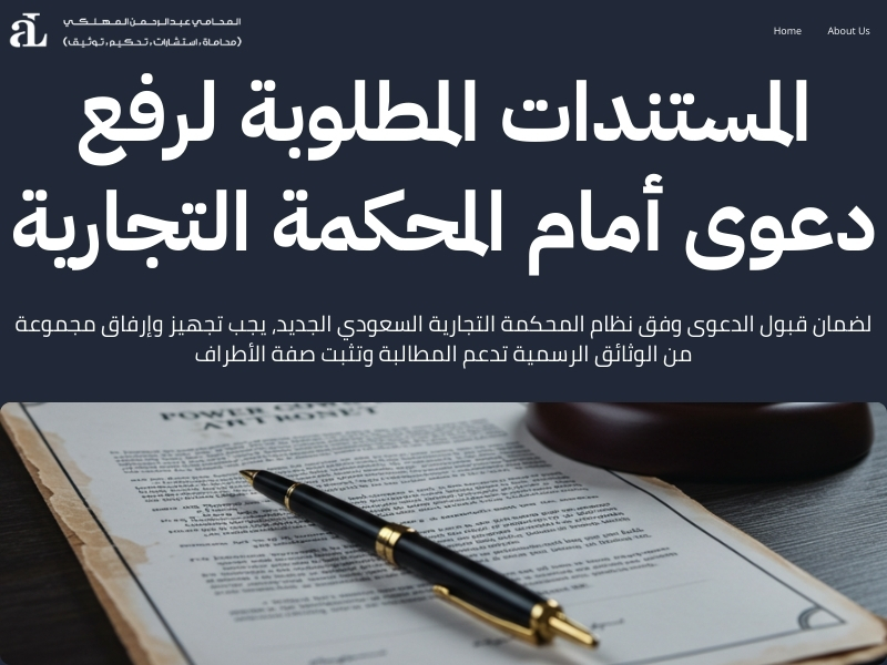 نظام المحكمة التجارية السعودي الجديد