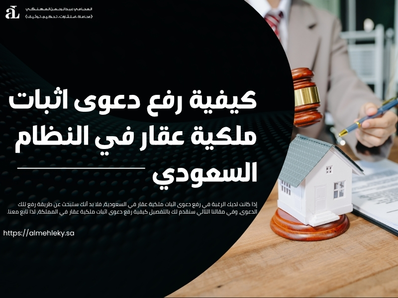 دعوى اثبات ملكية عقار​