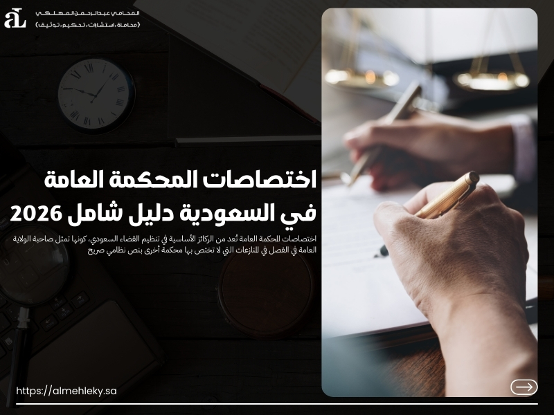 اختصاصات المحكمة العامة