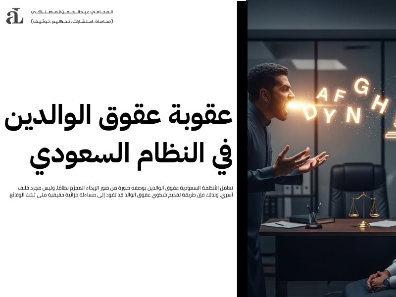 اليك طريقة تقديم شكوي عقوق الوالد في السعودية 2026 3 طريقة تقديم شكوي عقوق الوالد