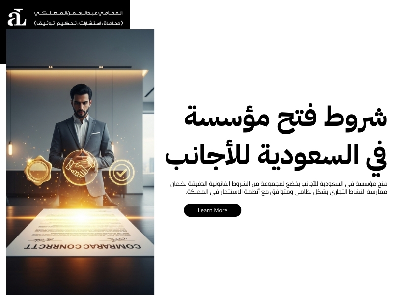 كيفية فتح مؤسسة في السعودية