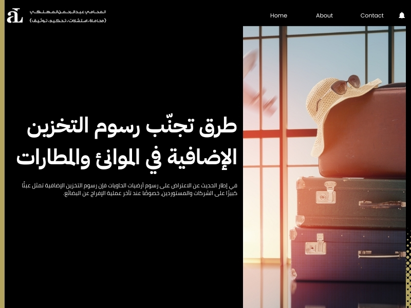 الاعتراض على رسوم أرضيات الحاويات