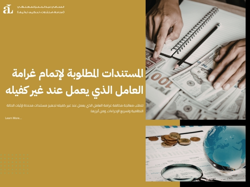 كيفية دفع غرامة العامل الذي يعمل عند غير كفيله 2026 3 غرامة العامل الذي يعمل عند غير كفيله