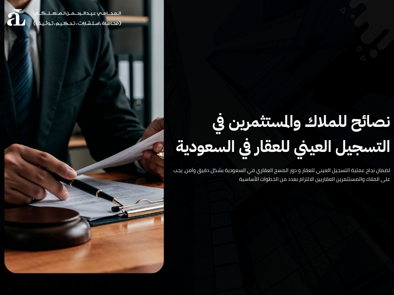 دور المسح العقاري