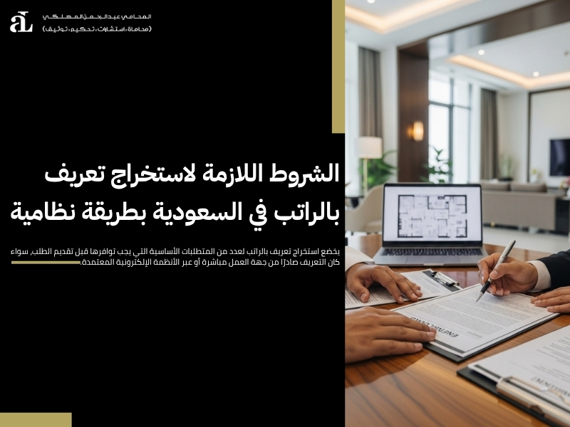 استخراج تعريف بالراتب