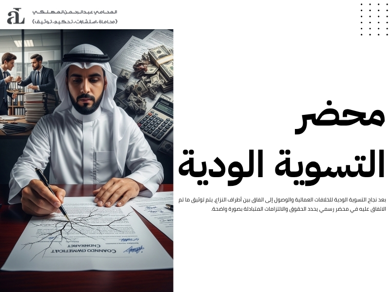 التسوية الودية للخلافات العمالية