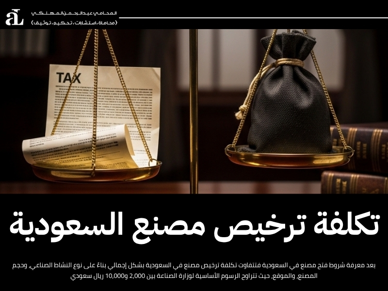 شروط فتح مصنع في السعودية